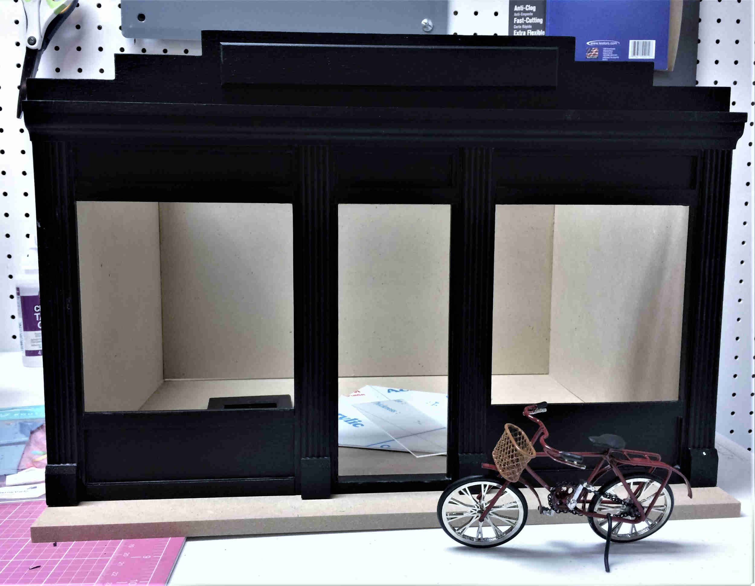 The interior walls painted