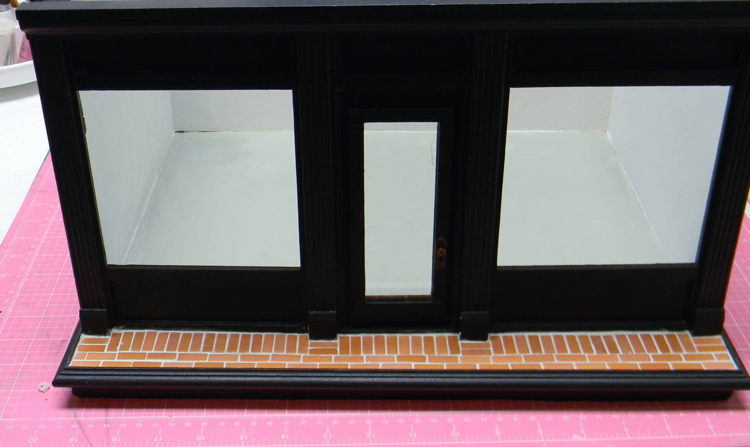 Sidewalk brick pattern