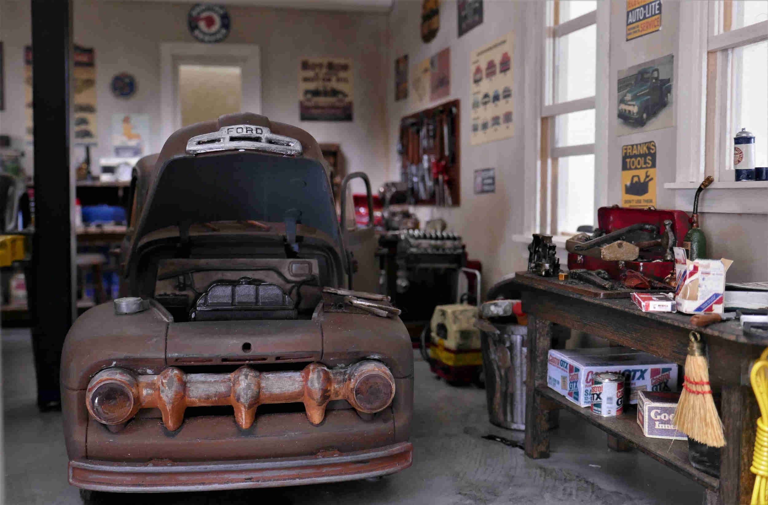 Closeup of the old pickup