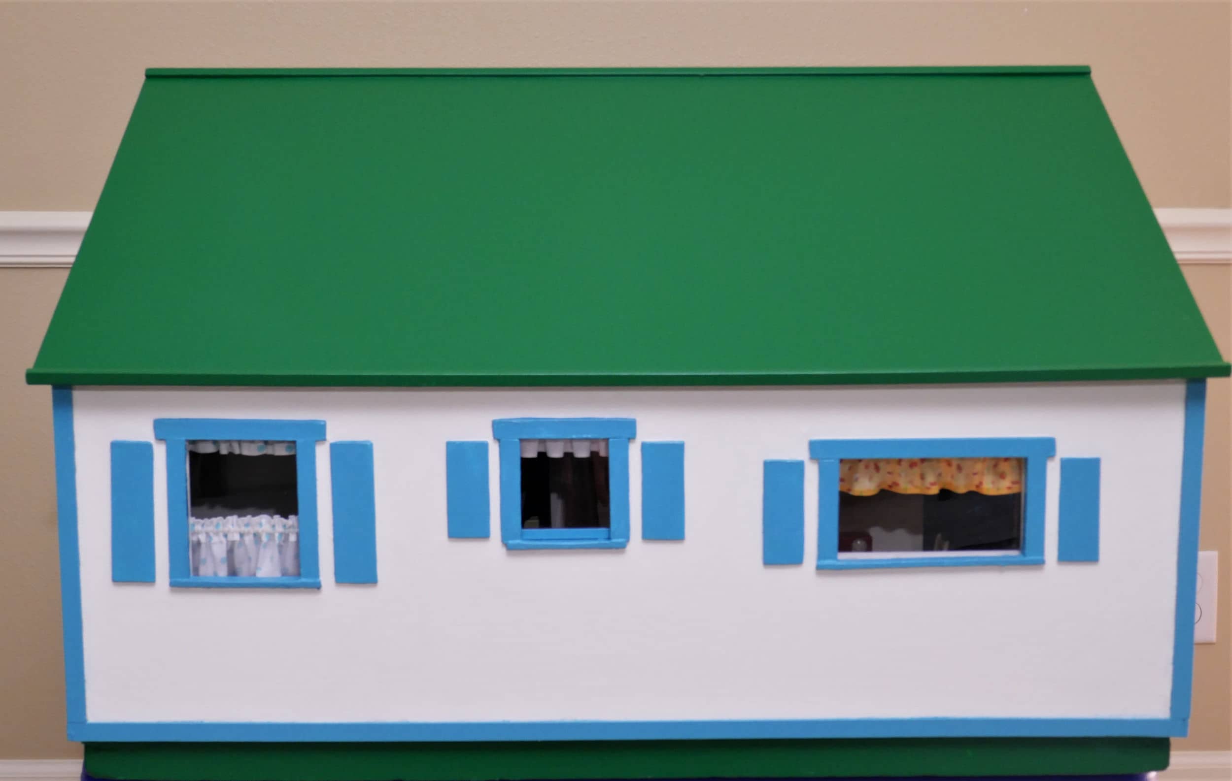 Back of house with bathroom