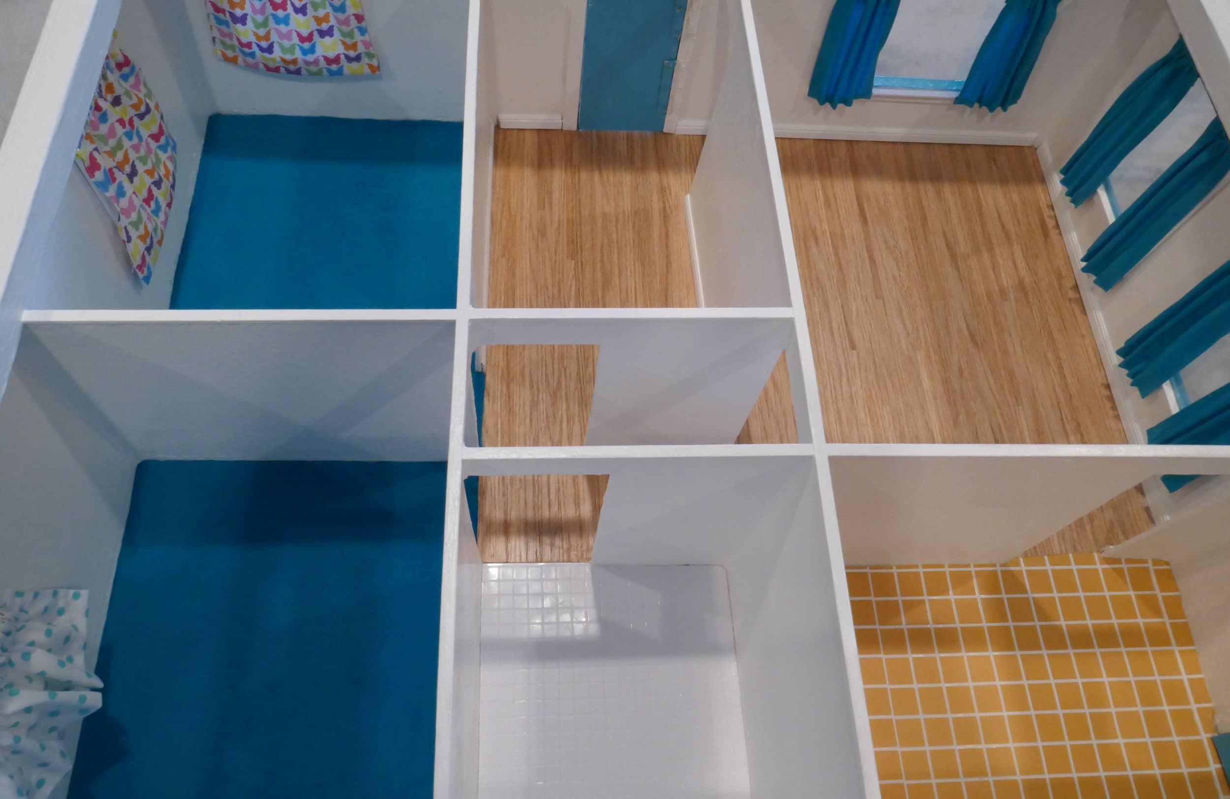 Interior with new flooring