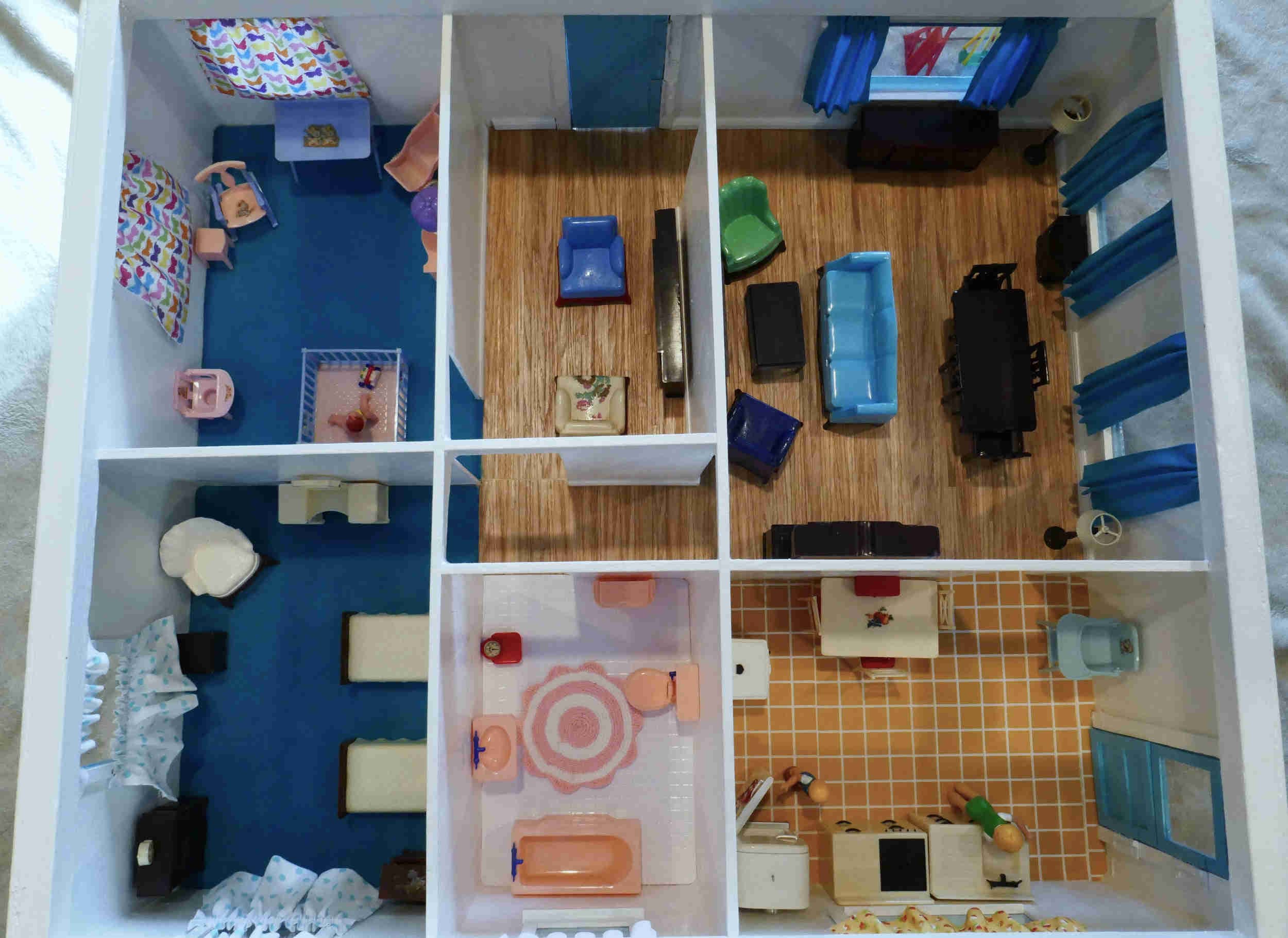 Interior with furniture