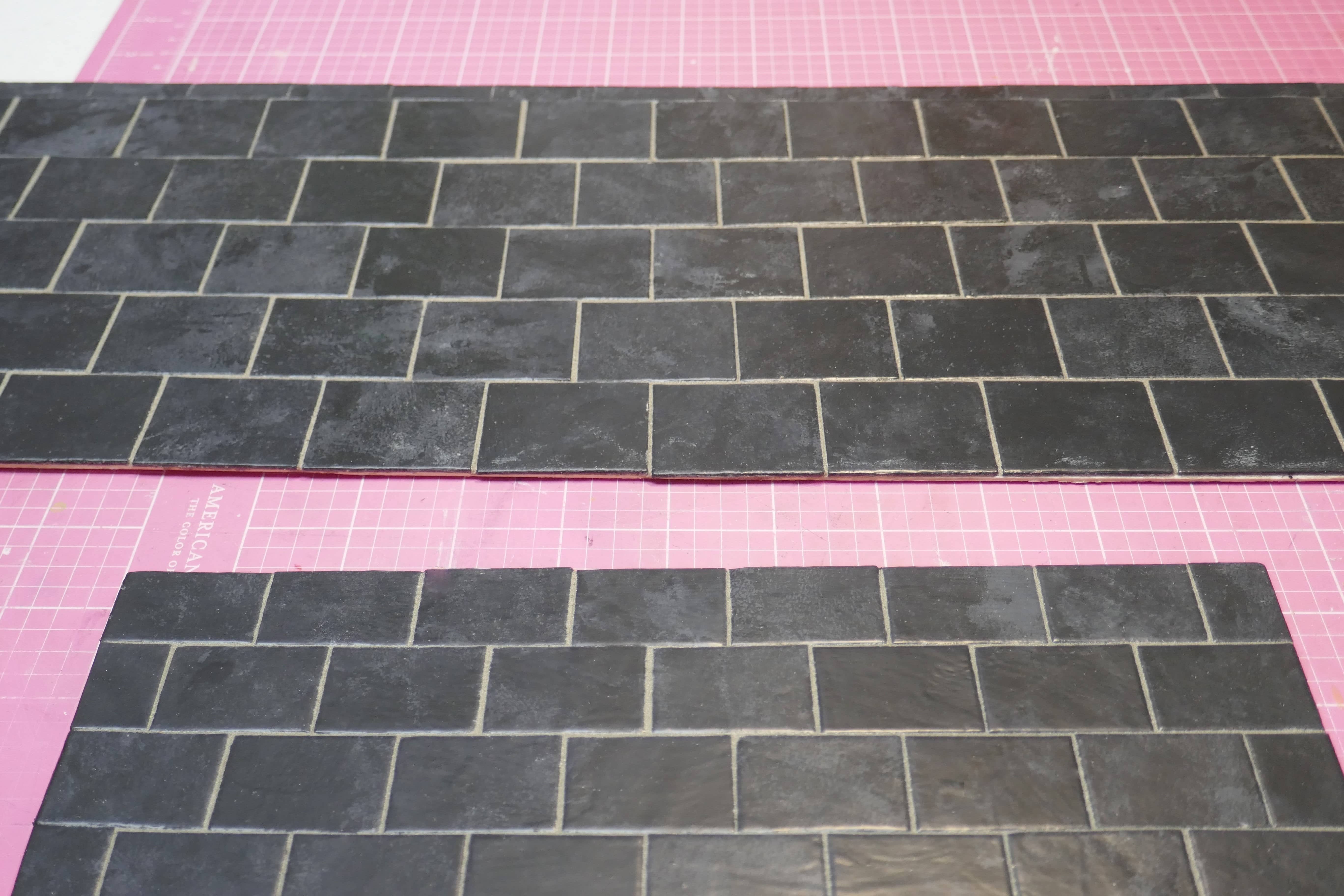 Filler between tiles