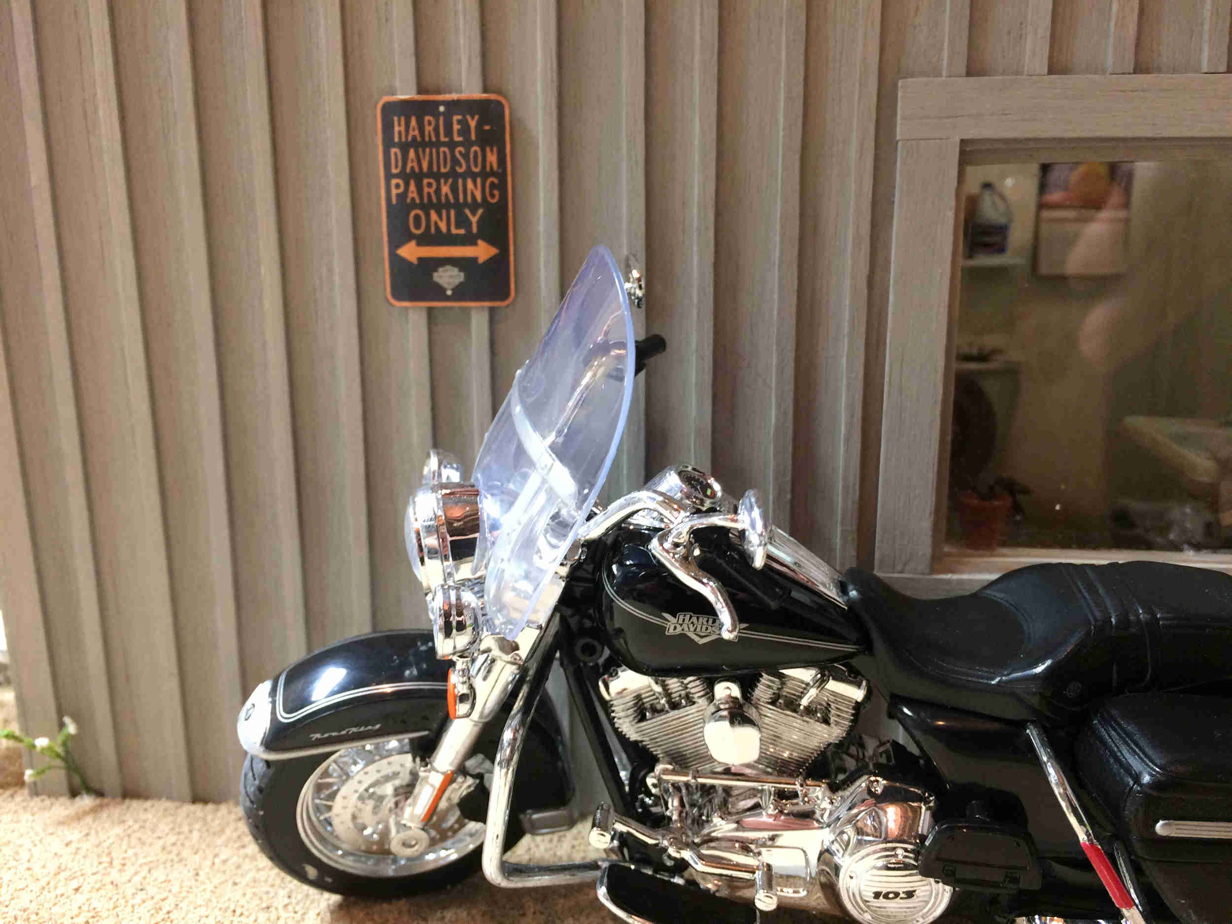 Harley Davidson parking only